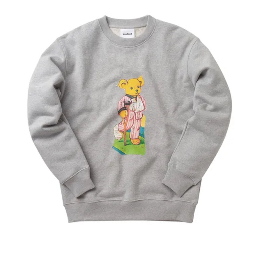 Soulland Scraps Sweatshirt - grey melange